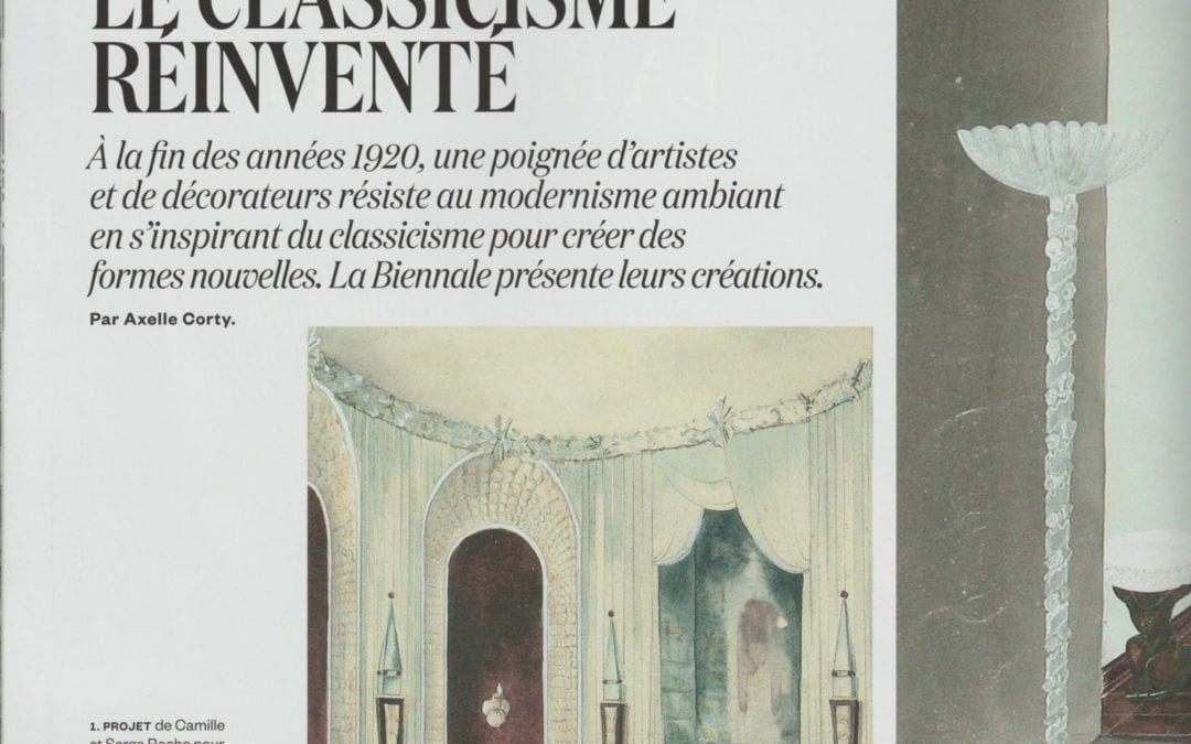 AD, août/septembre 2016 – « Le Classicisme réinventé » – Serge Roche
