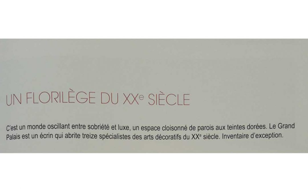 AMA, 9 Septembre 2016 – « Un florilège du XXe siècle »