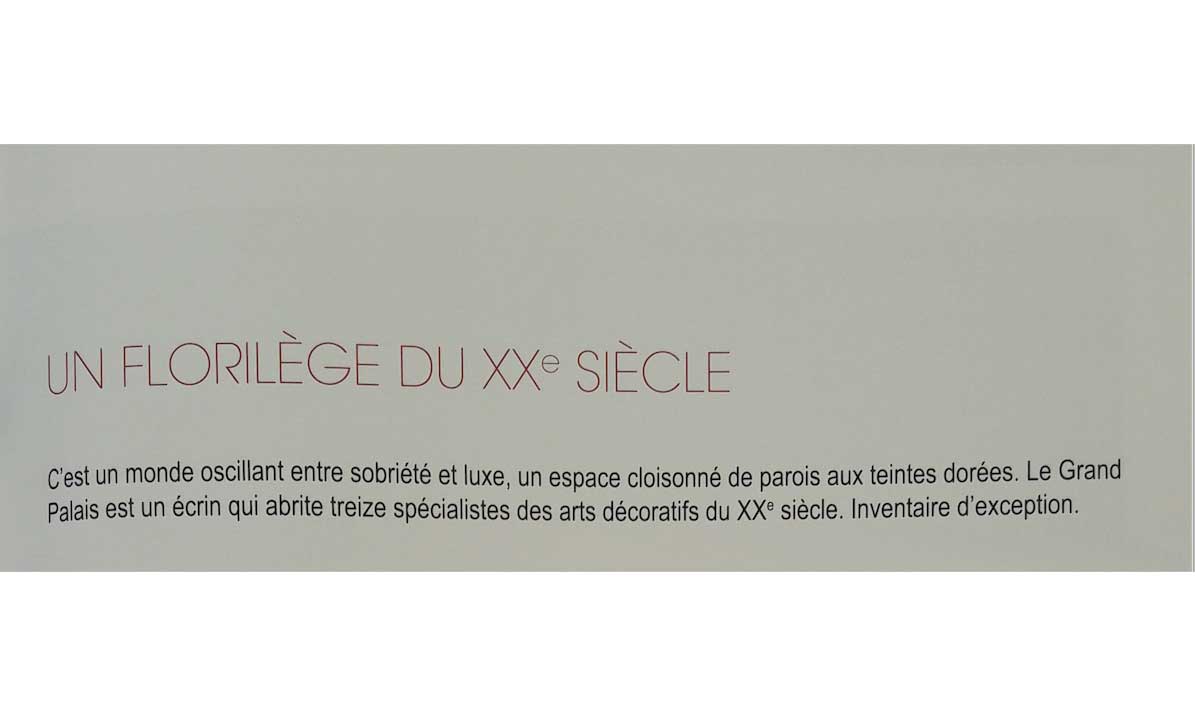 AMA, 9 Septembre 2016 – « Un florilège du XXe siècle »