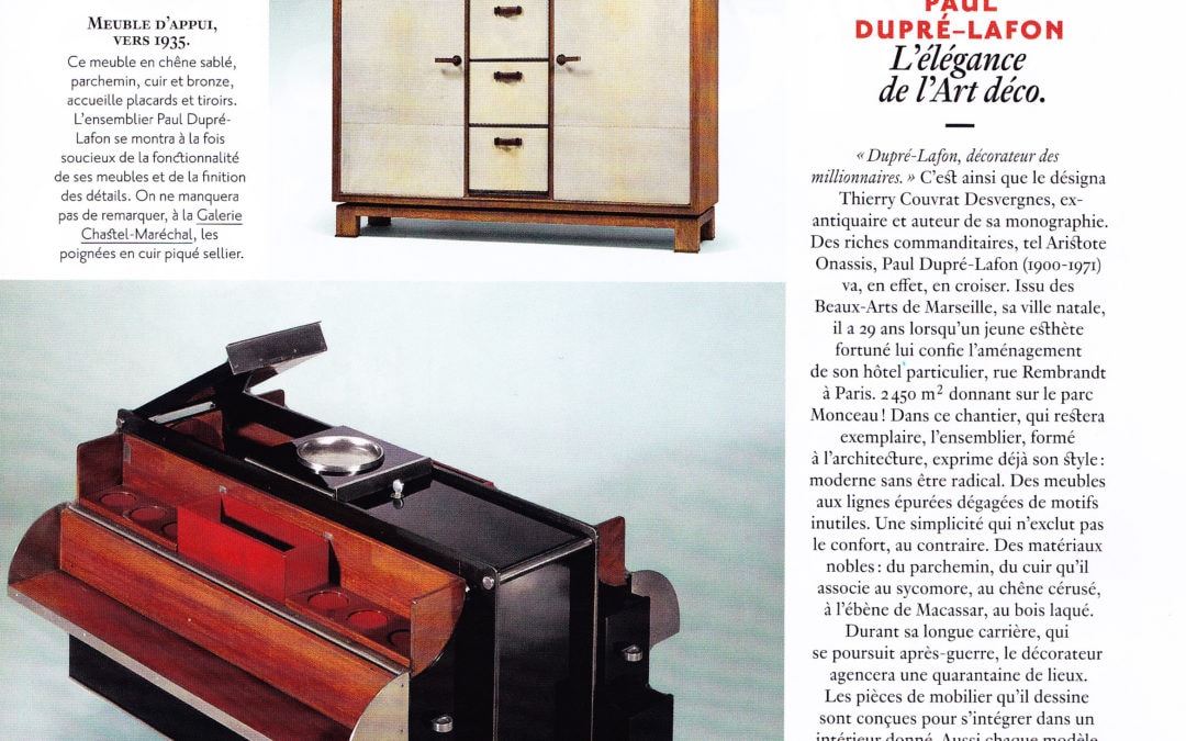 AD, Février/Mars 2015 – « Des maîtres et leurs chefs-d’oeuvre » – Paul Dupré-Lafon