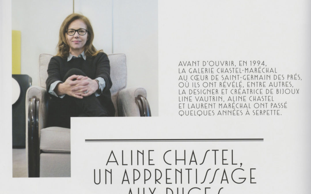 Connaissance des Arts, Juin 2016 – « Aline Chastel, un apprentissage aux Puces »