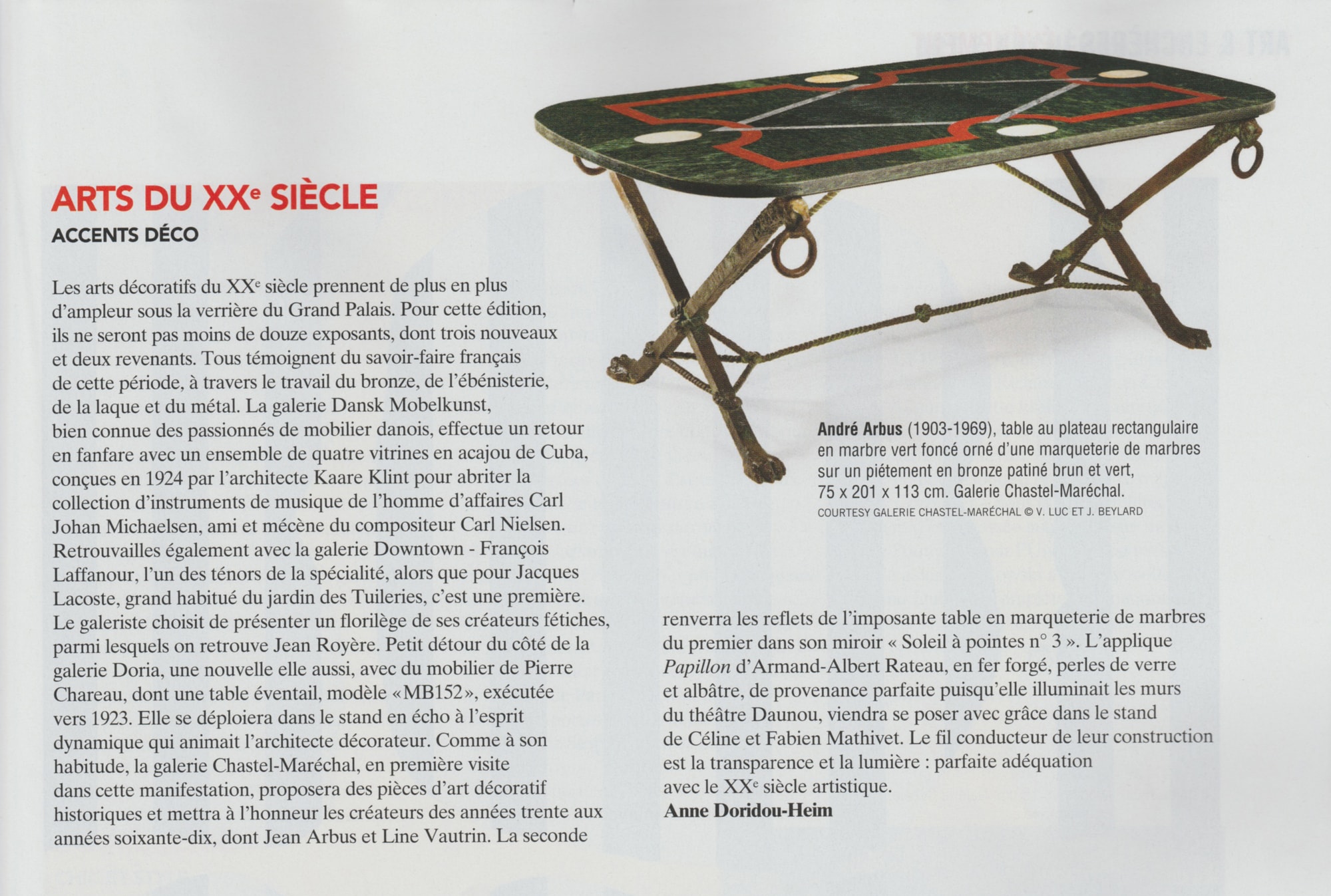 La Gazette Drouot, 9 Septembre 2016 – « Les trésors du Grand Palais »