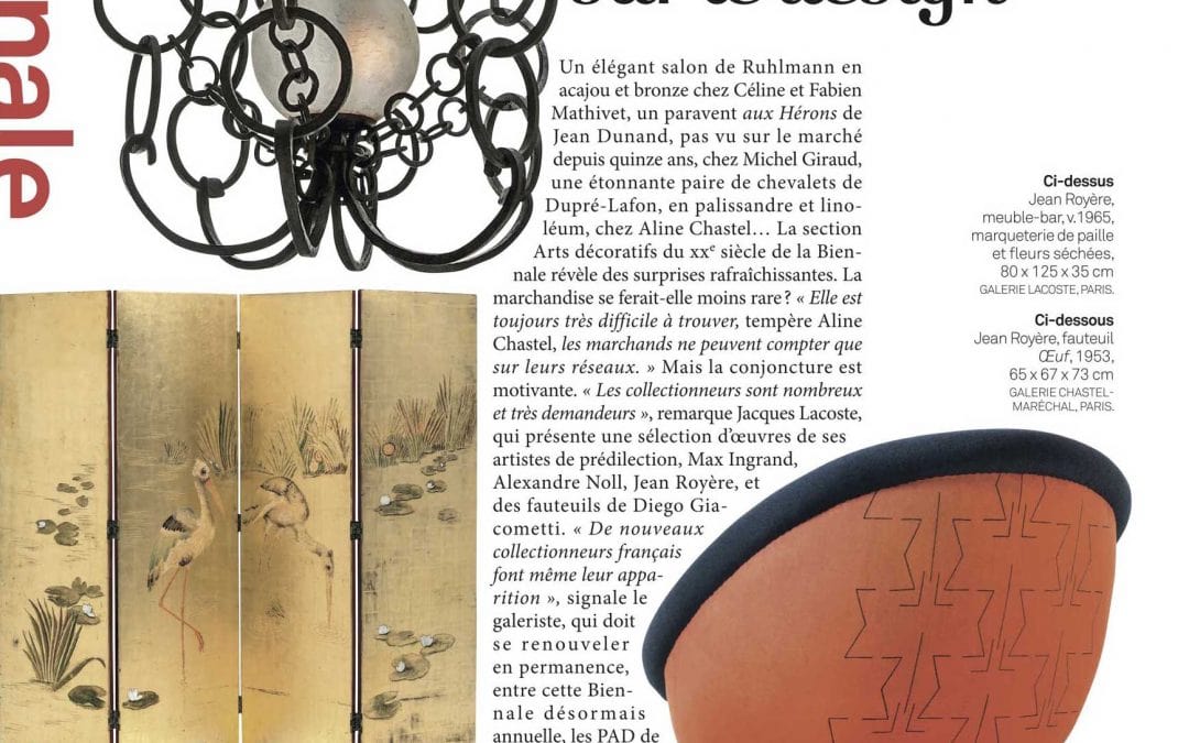 Connaissance des arts – Zoom sur le Design – French magazine