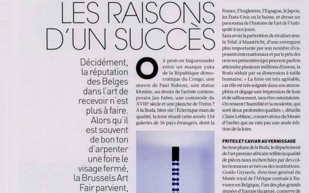 L’oeil – BRAFA raison d’un succès – Février 2018