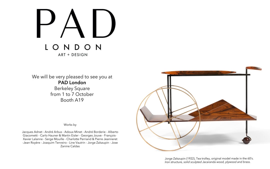 PAD Londres, du 1 au 7 octobre 2018