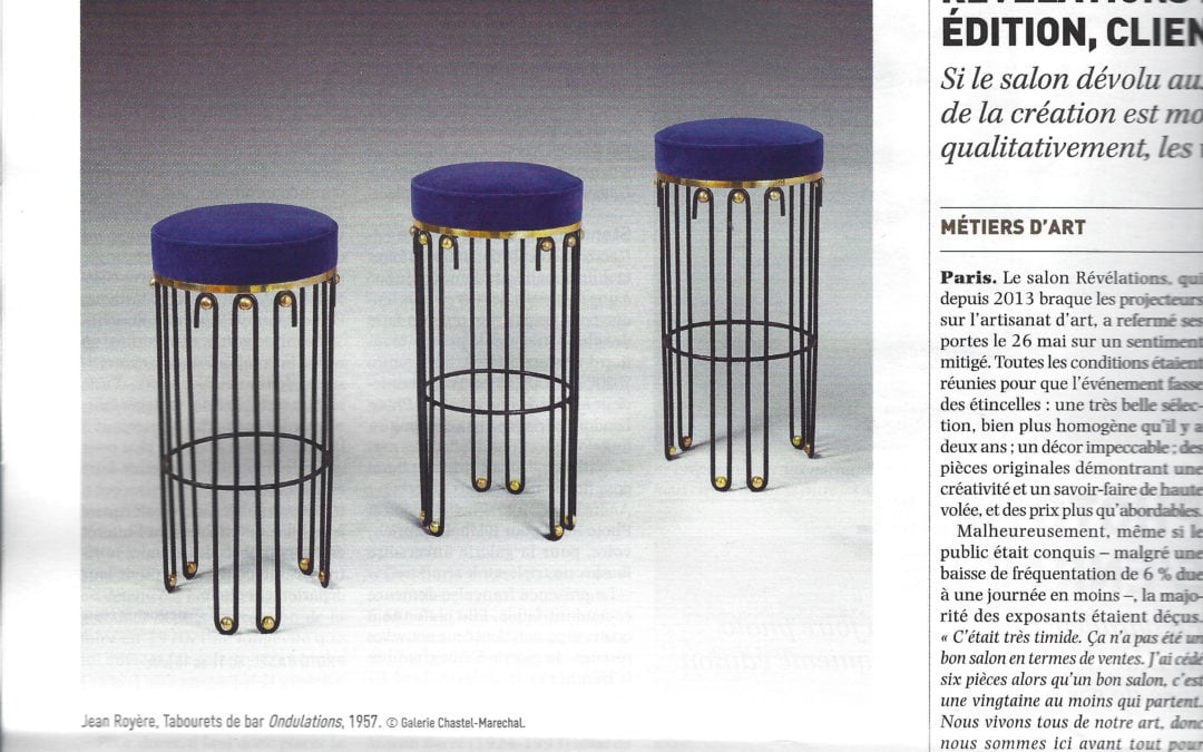 Le Journal des Arts – A Design Miami/Basel le solo show progresse – Juin 2019