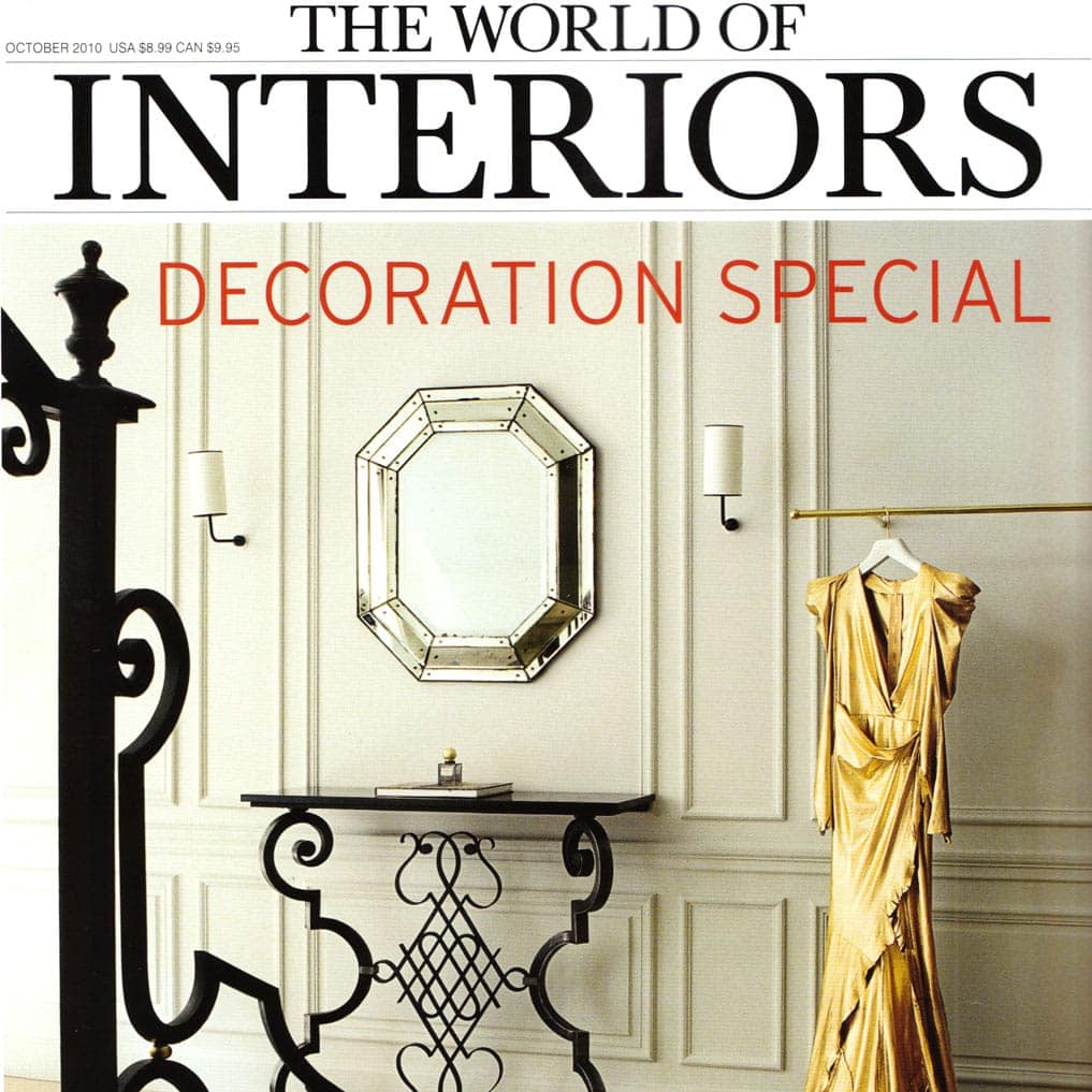 The World of Interiors, Octobre 2010 “Chic to chic” – Gilbert Poillerat
