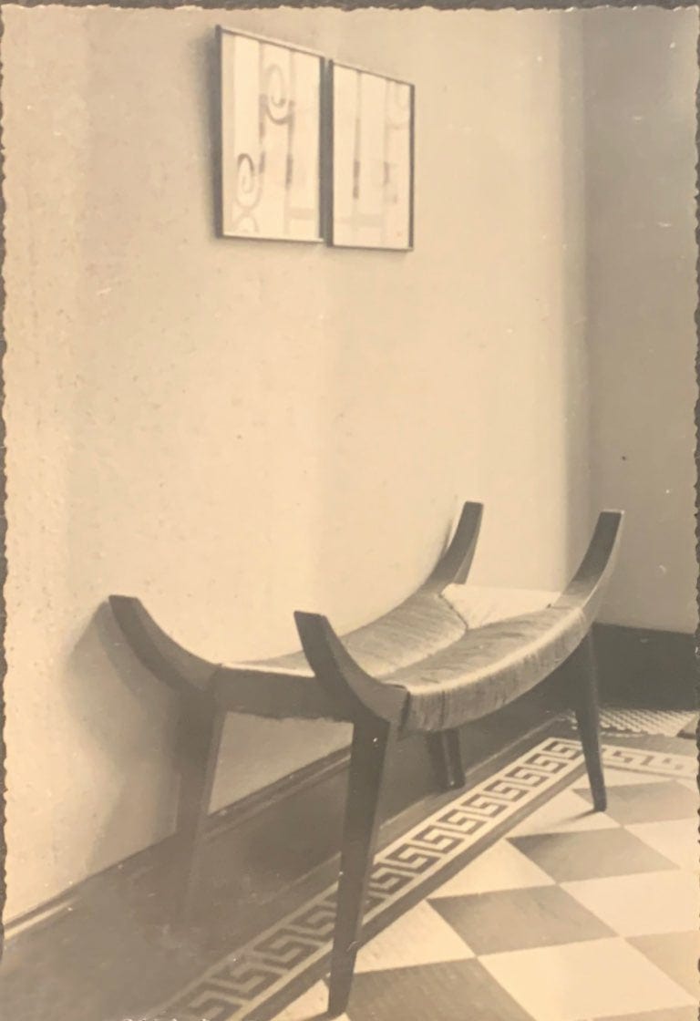Victor Courtray, Important stool (sold), vue 03