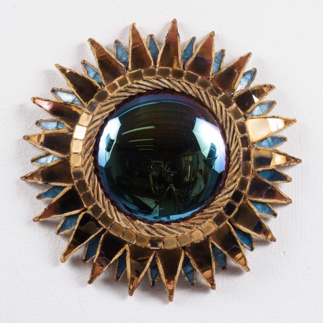 Paire de miroirs “Soleil à pointes n°1”
