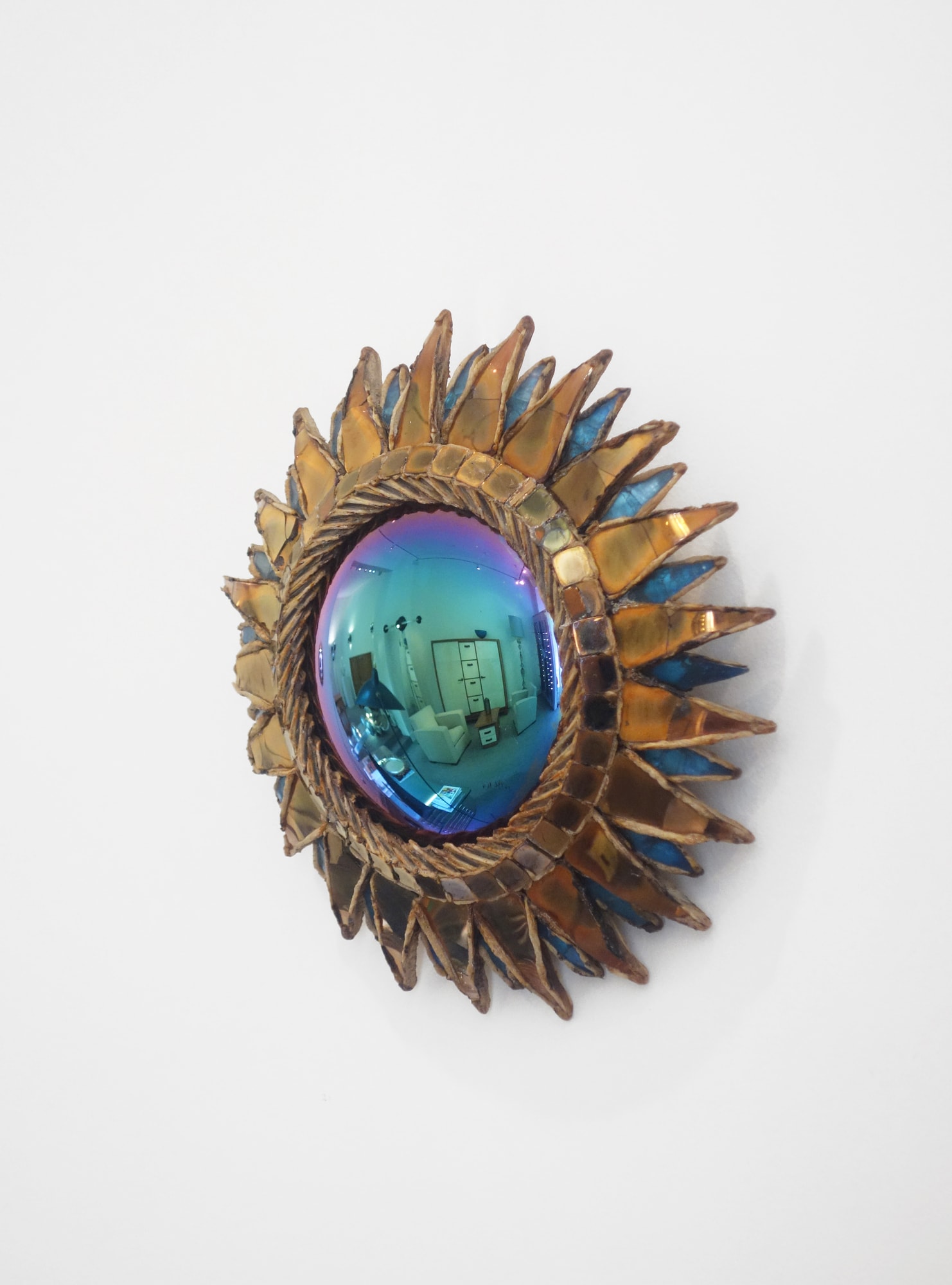 Paire de miroirs “Soleil à pointes n°1”, vue 03