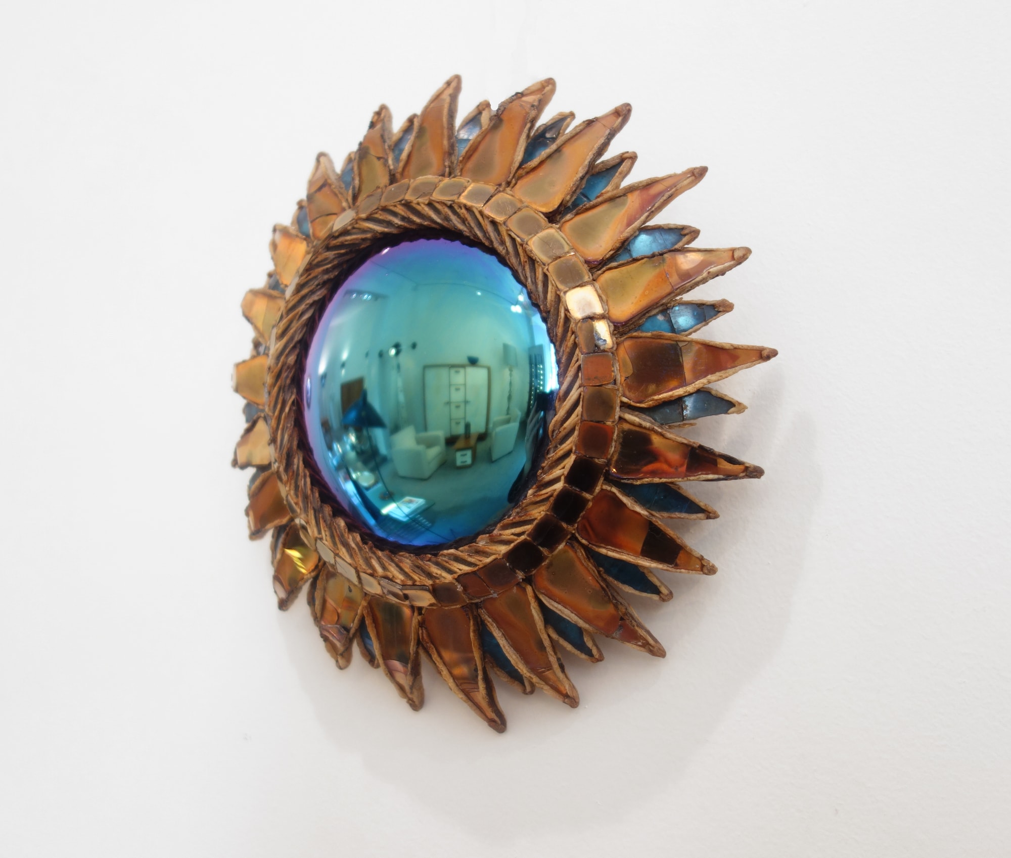 Paire de miroirs “Soleil à pointes n°1”, vue 02