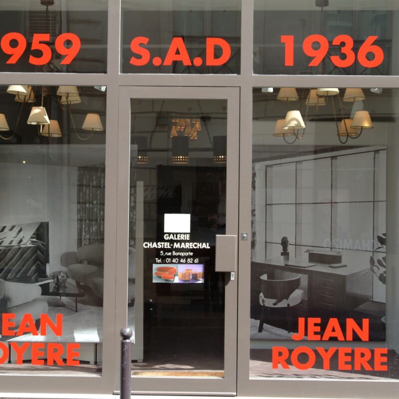 “Deux ensembles exceptionnels”, JEAN ROYERE, Galerie Chastel-Maréchal, from June 3rd to July 3rd, 2005