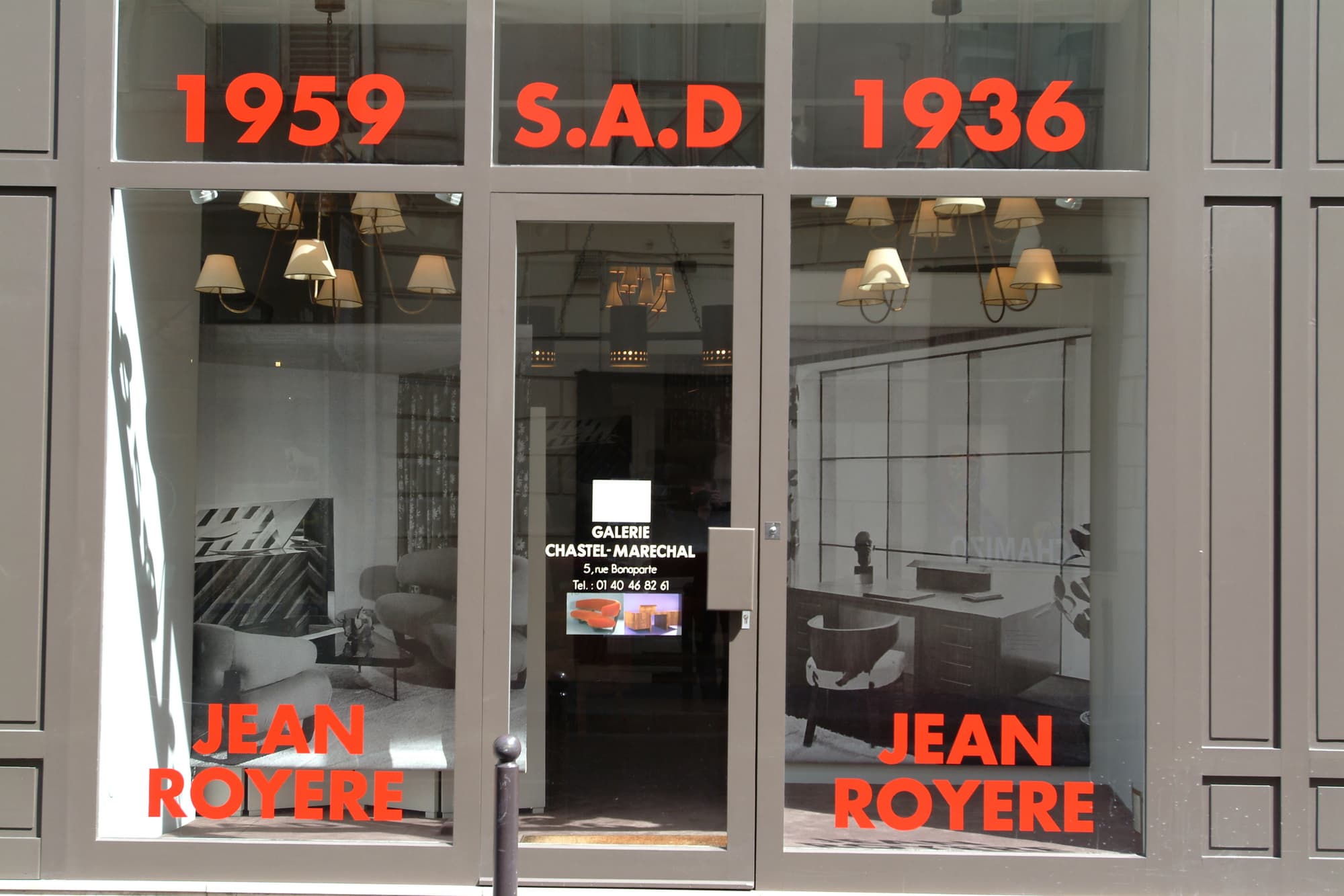 “Deux ensembles exceptionnels”, JEAN ROYERE, Galerie Chastel-Maréchal, from June 3rd to July 3rd, 2005