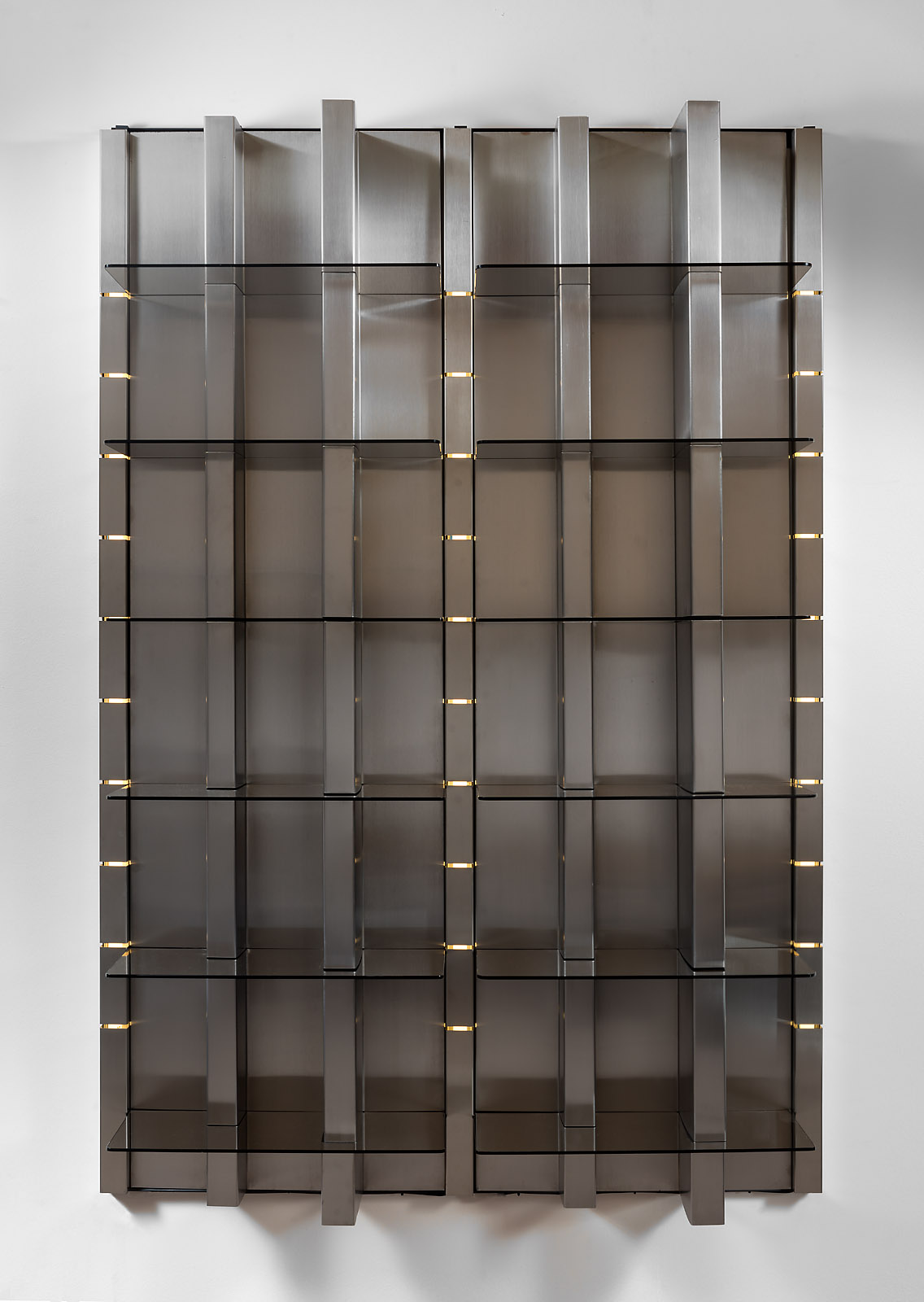 Luminous bookcase, vue 01