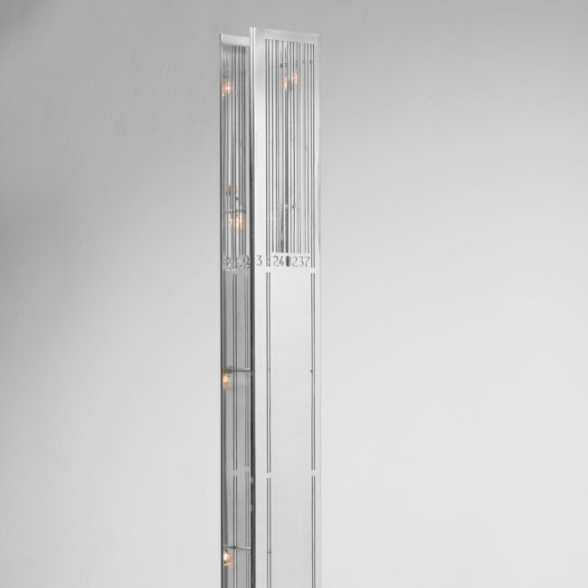 Yonel Lebovici, “Code à barres” floor lamp