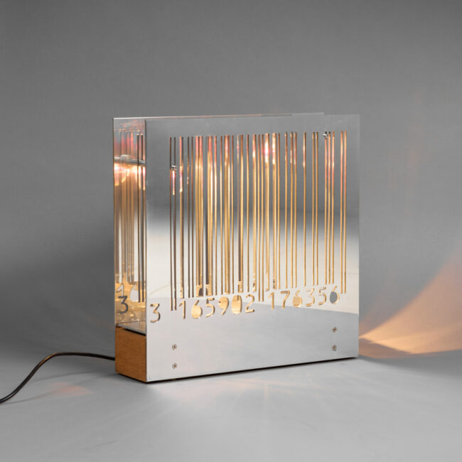Yonel Lebovici, “Code à barres” lamp