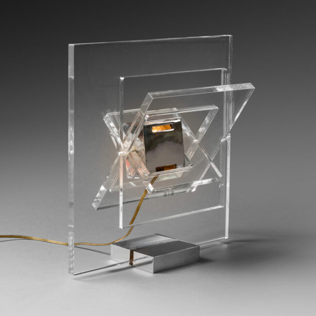Yonel Lebovici, “Satellite carrée” lamp