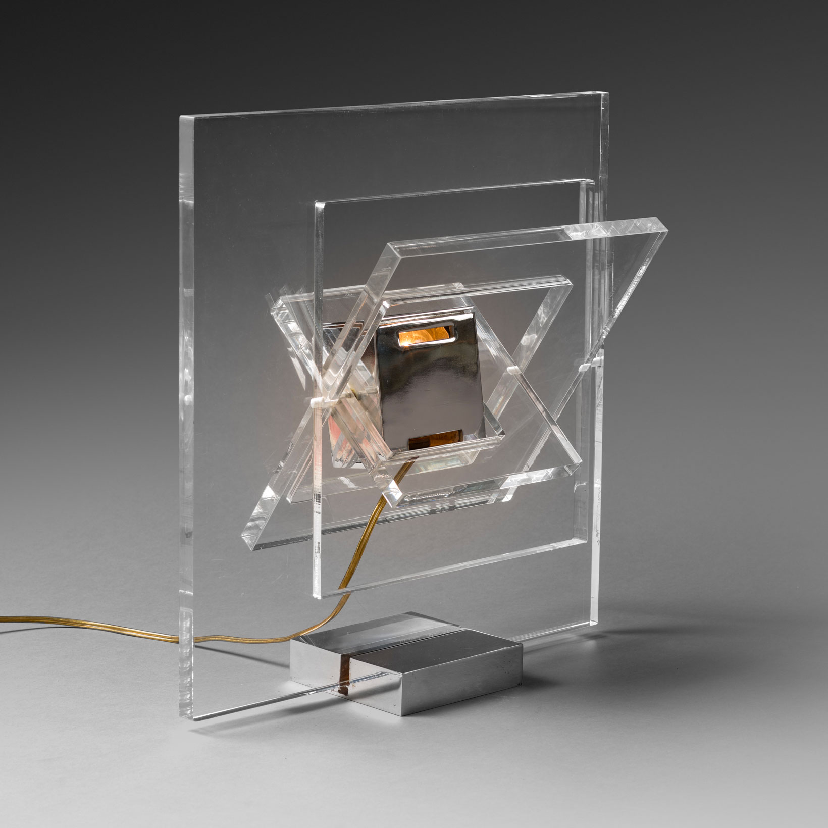 Lampe carrée 