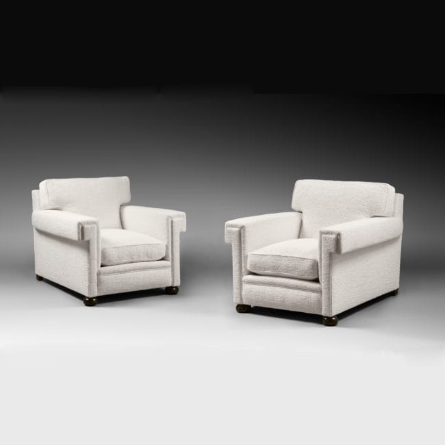 Rare pair of armchairs