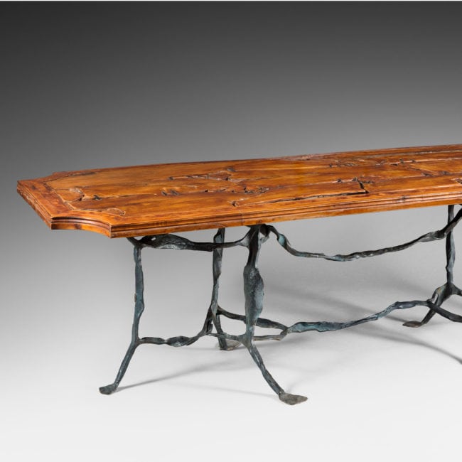 Grande table rectangulaire organique