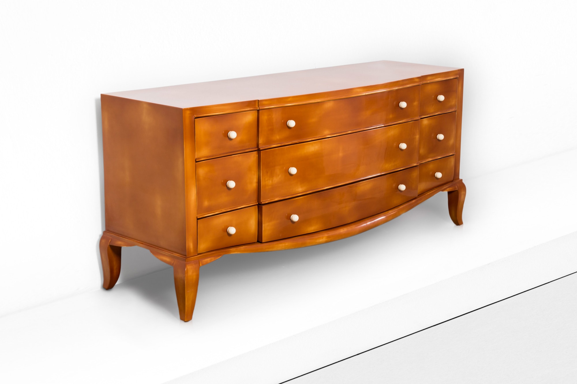 André Arbus, Lacquered chest of drawers, vue 01