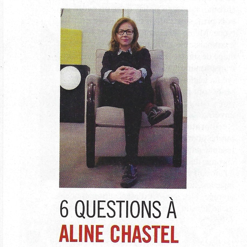 La Gazette Drouot – Aline Chastel’s interview  – Septembre 22, 2017