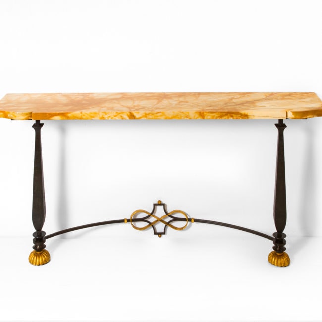 Gilbert Poillerat, Console table (sold)