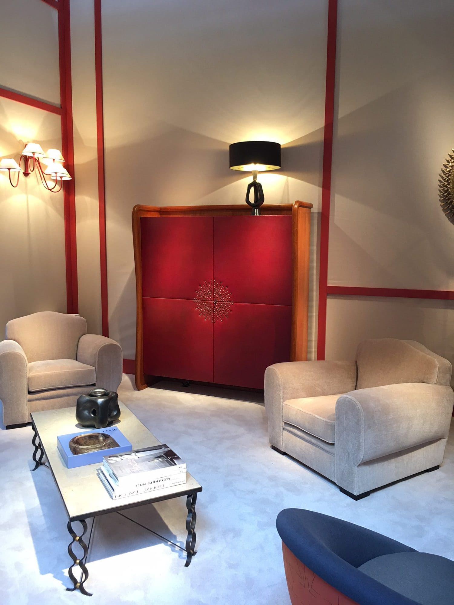 La galerie Chastel Maréchal, la Biennale 2017, la biennale des antiquaires, postwar design, art décoratif, Jean Royère, André Arbus, Geroges Jouve