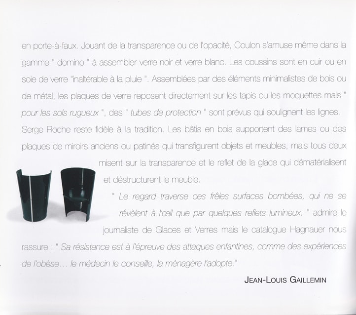 Verre et miroir, verre, miroir, Galerie Chastel-Maréchal, Chastel Maréchal, exposition, catalogue, Jean-Louis Gaillemin