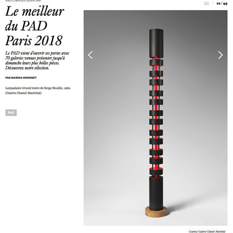 Le meilleur du PAD Paris – AD – Avril 2018