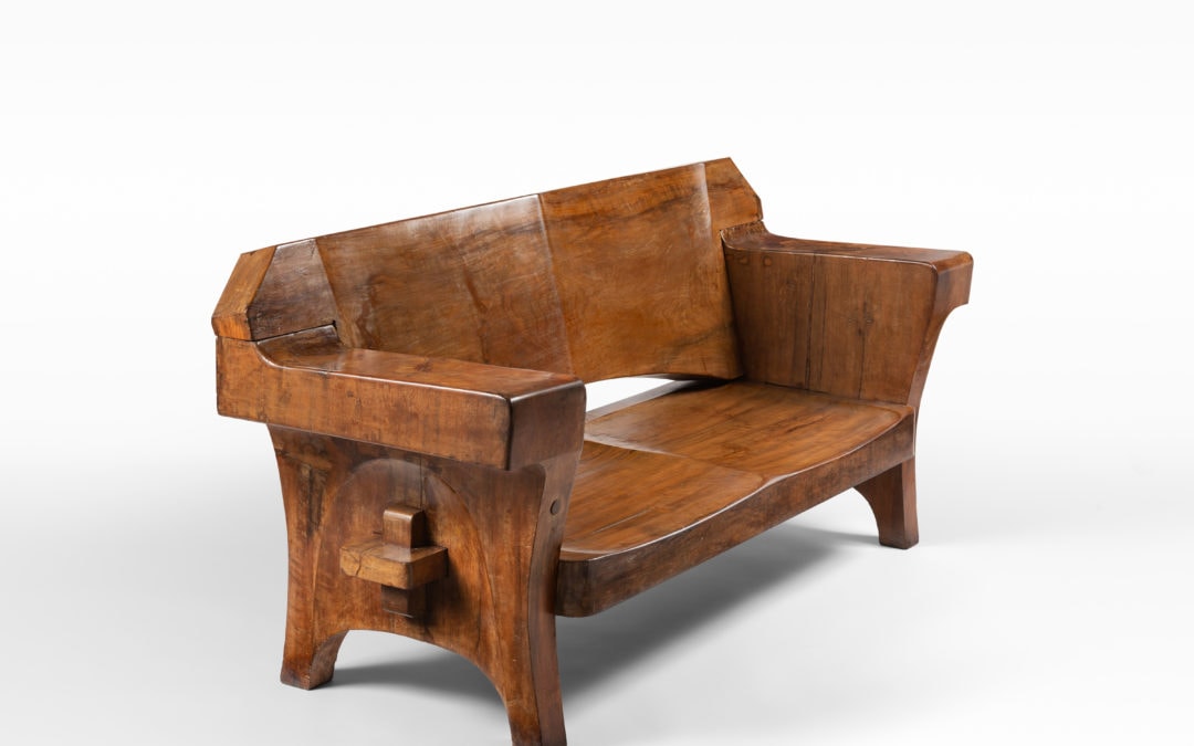 Jose Zanine Caldas, Important solid wood sofa