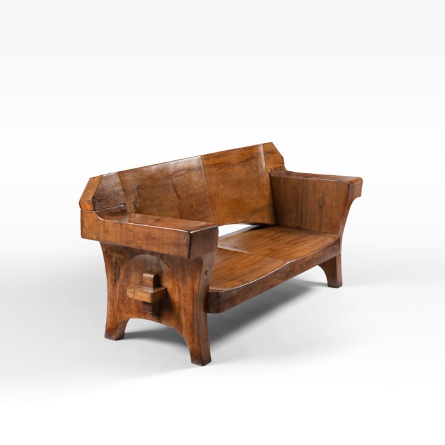 Jose Zanine Caldas, Important solid wood sofa