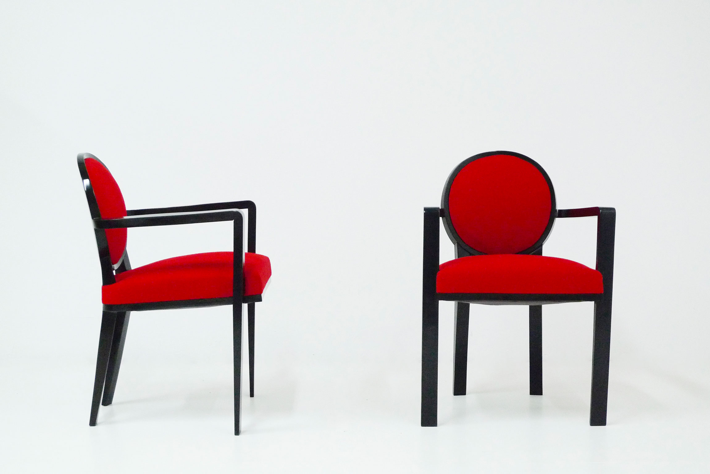 Jean Royère, « Drouant » armchairs, vue 01