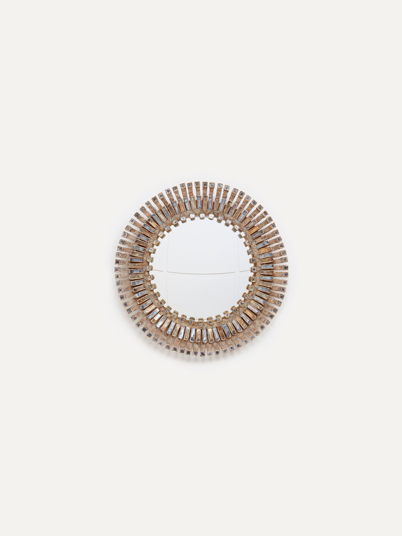 Line Vautrin, Large “Romain” mirror with stars, vue 01