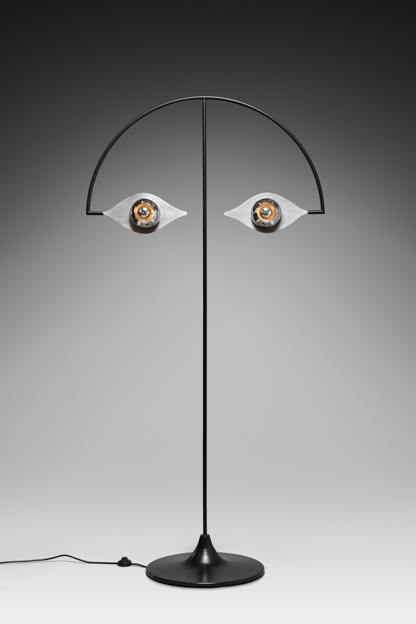Yonel Lebovici, Rare “Les Yeux sans visage” floorlamp, vue 01