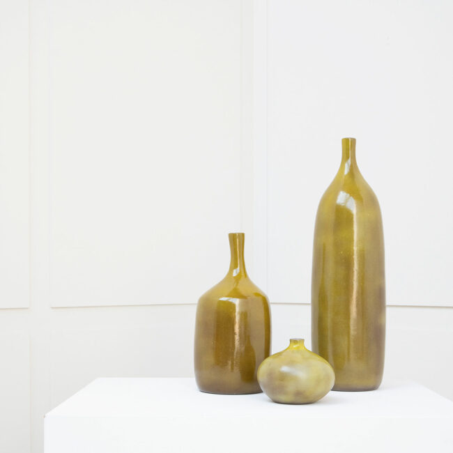 Jacques & Dani Ruelland, Set of three vases