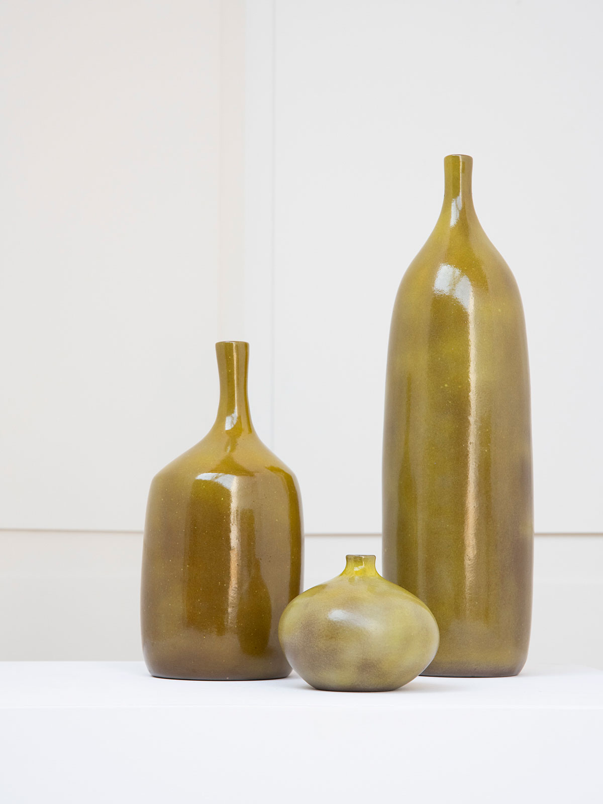 Jacques & Dani Ruelland, Set of three vases, vue 01