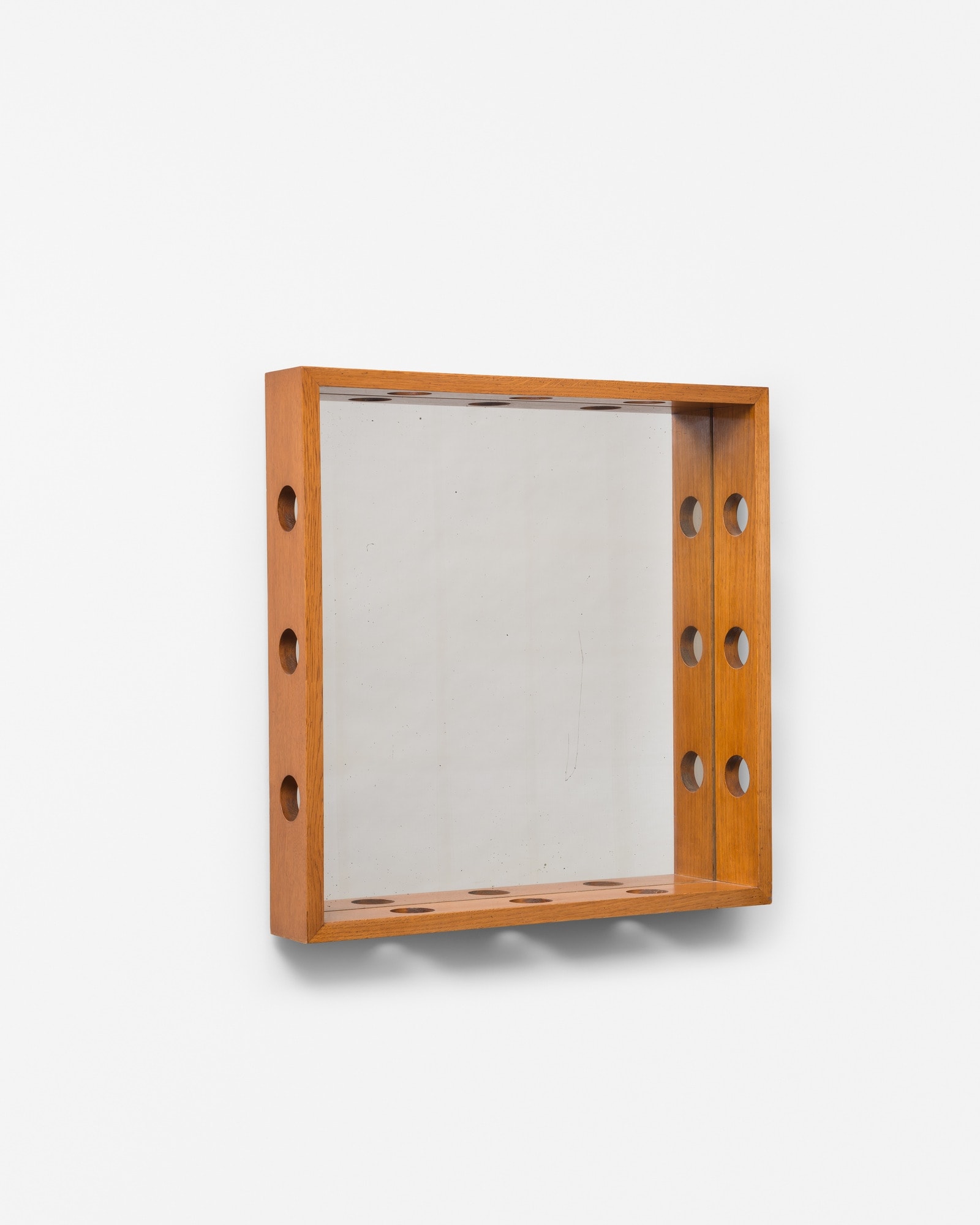 Jean Royère, Rare wood mirror, vue 01