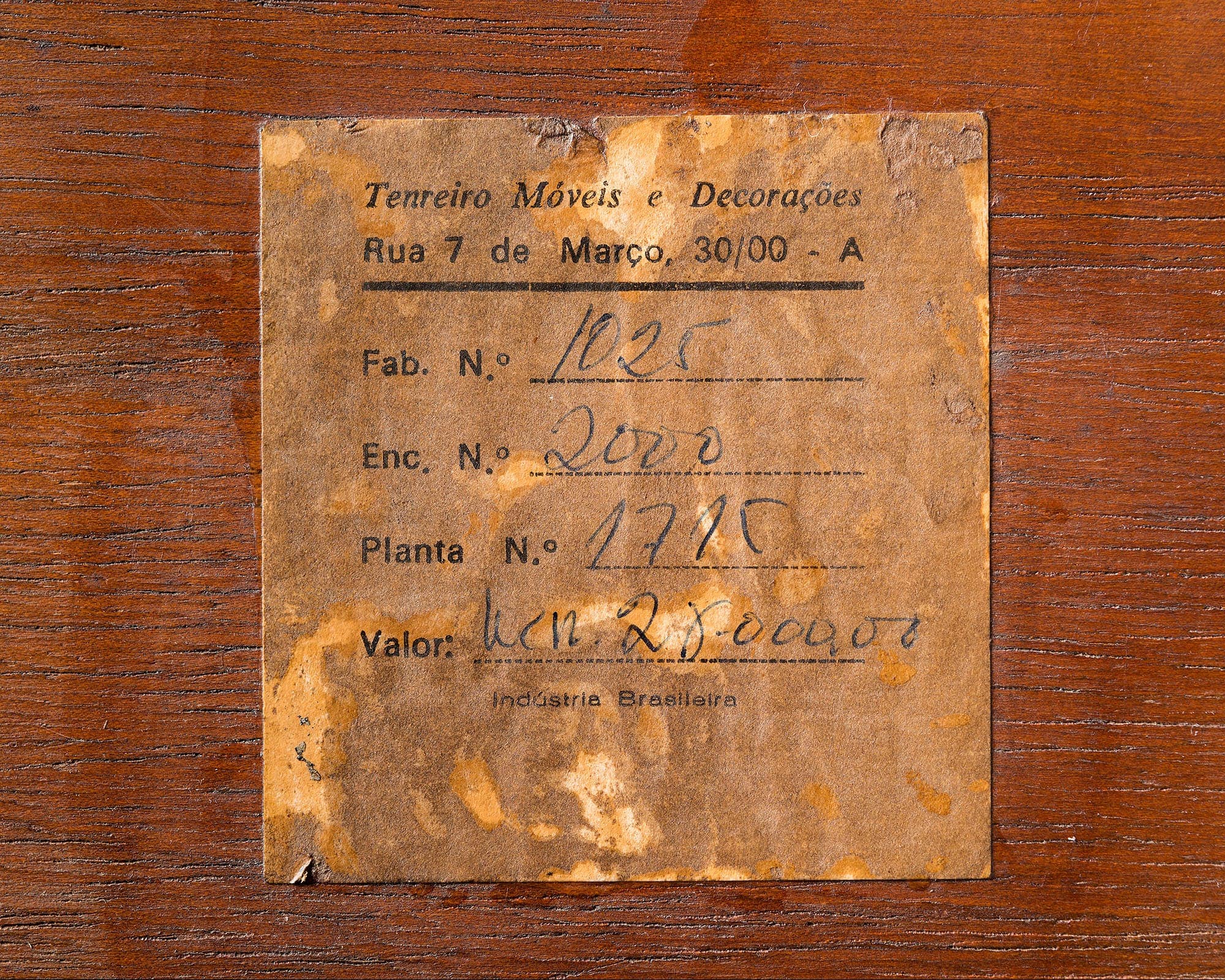 Joaquim Tenreiro, importante et rare table « Abstrata », vue 07