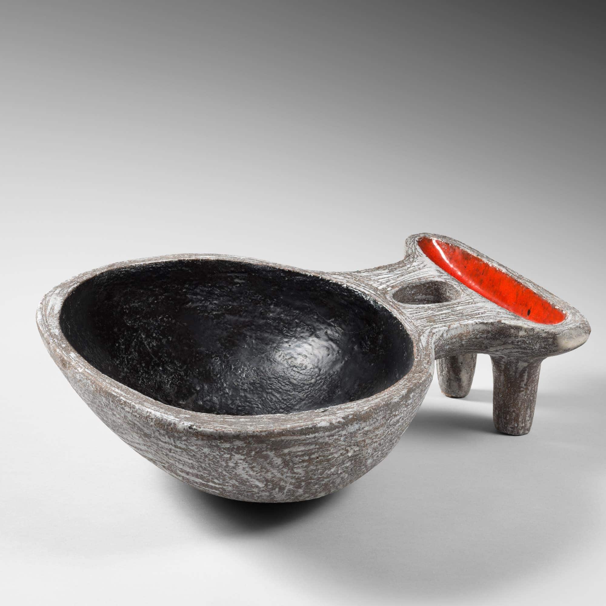 Vera Szekely, Important sculptural bowl, vue 01