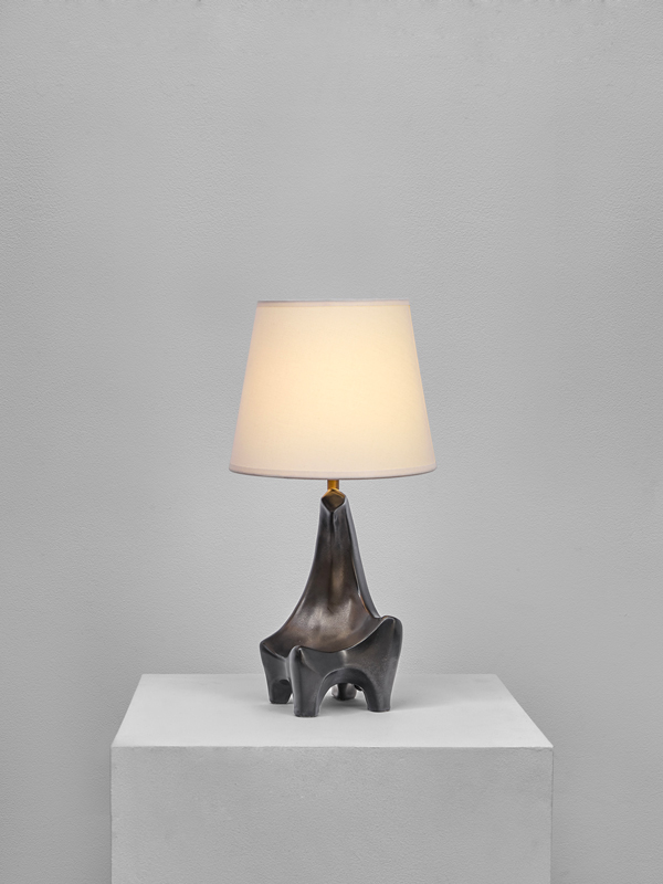 Georges Jouve, Zoomorphic lamp, vue 01