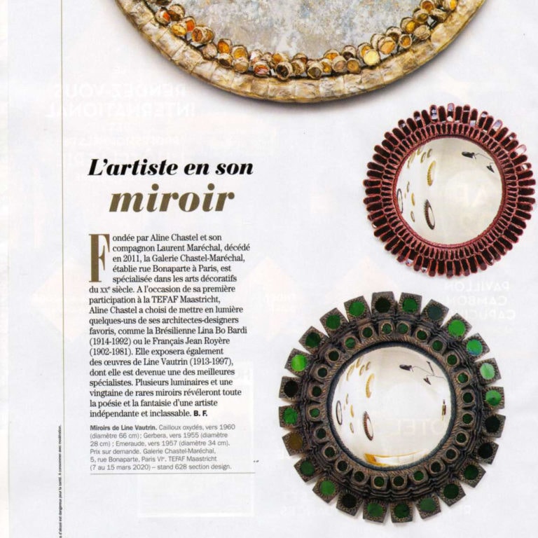 Challenges, L’artiste en son miroir, Mars 2020