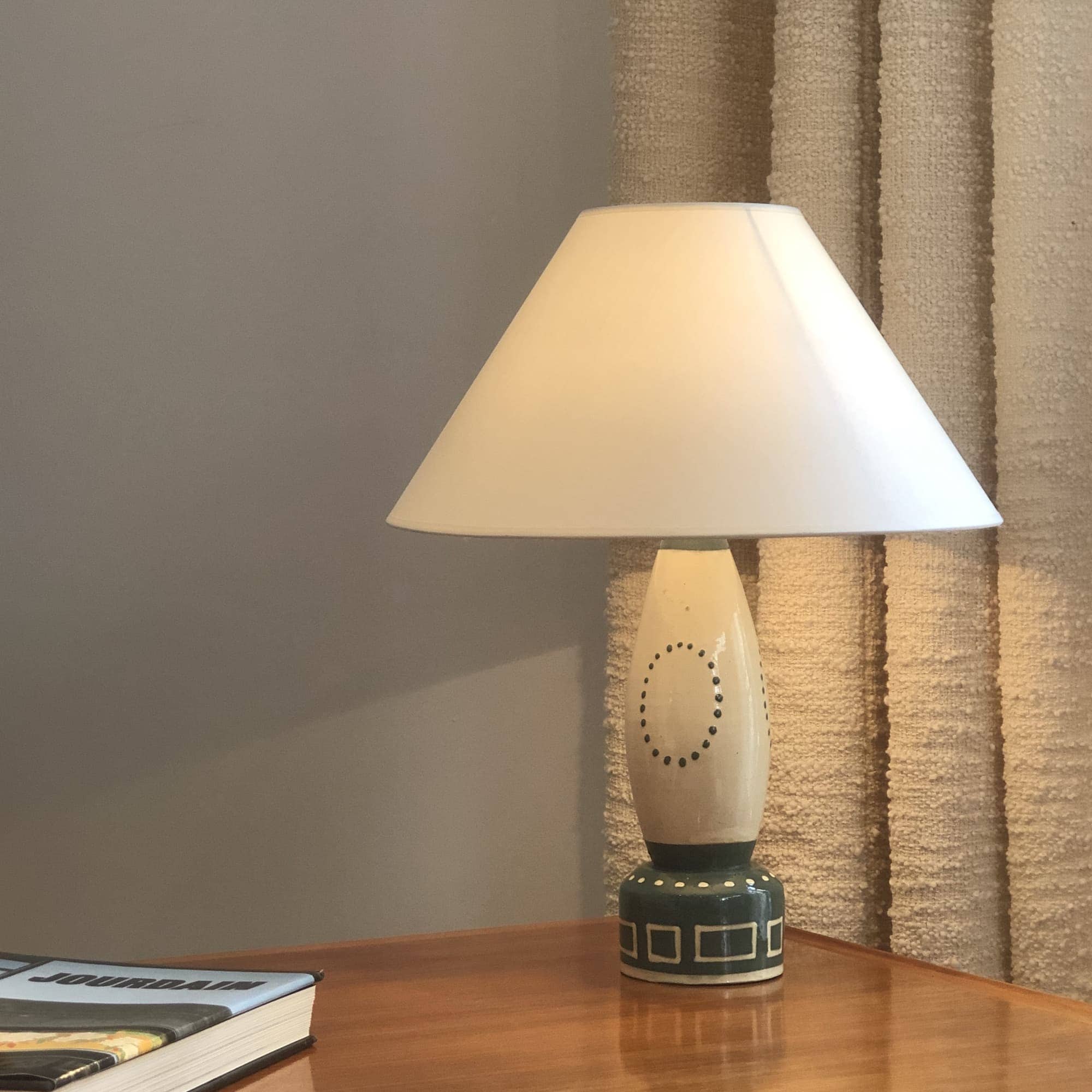 Francis Jourdain, Lampe à poser en céramique (vendue), vue 01