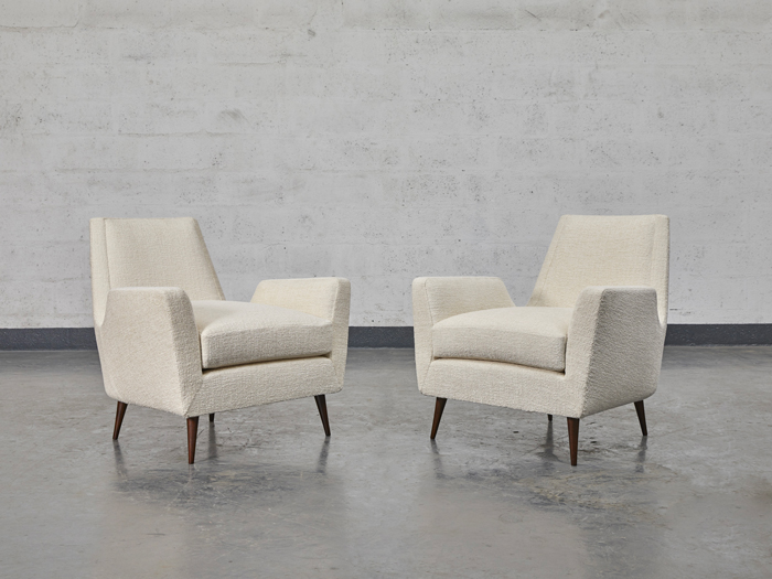 Carlo Hauner, Pair of armchairs, vue 02