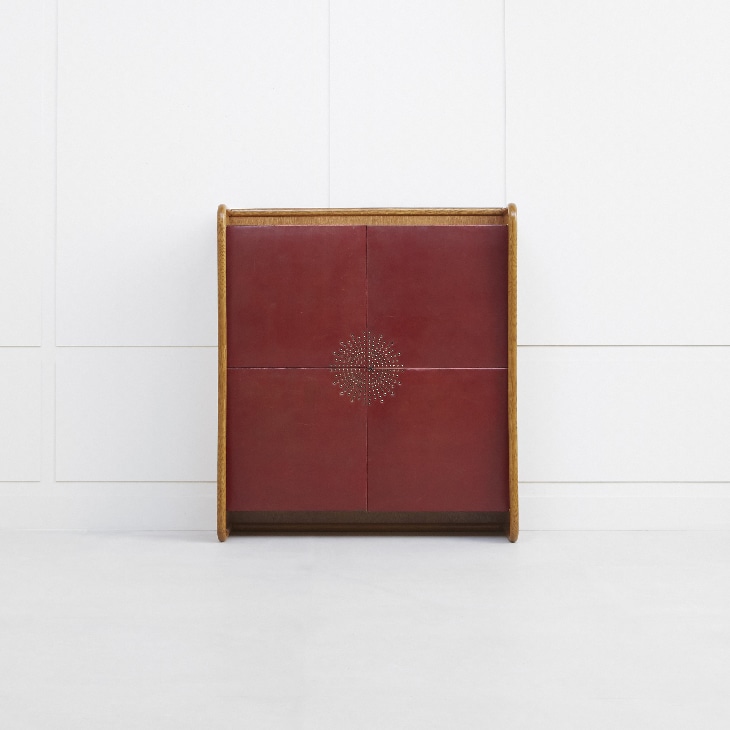 Jean Royère, Leather cabinet