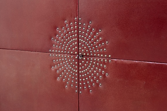 Jean Royère, Cabinet en cuir, vue 04