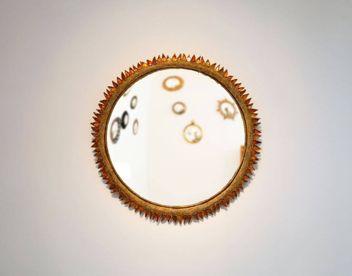 Line Vautrin, Miroir “Flammes”, vue 01