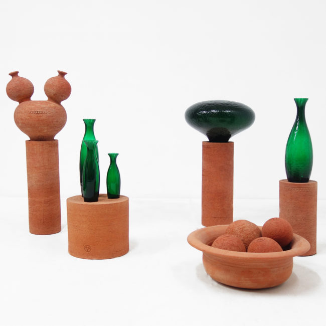 Matteo Thun, Ensemble de 5 vases