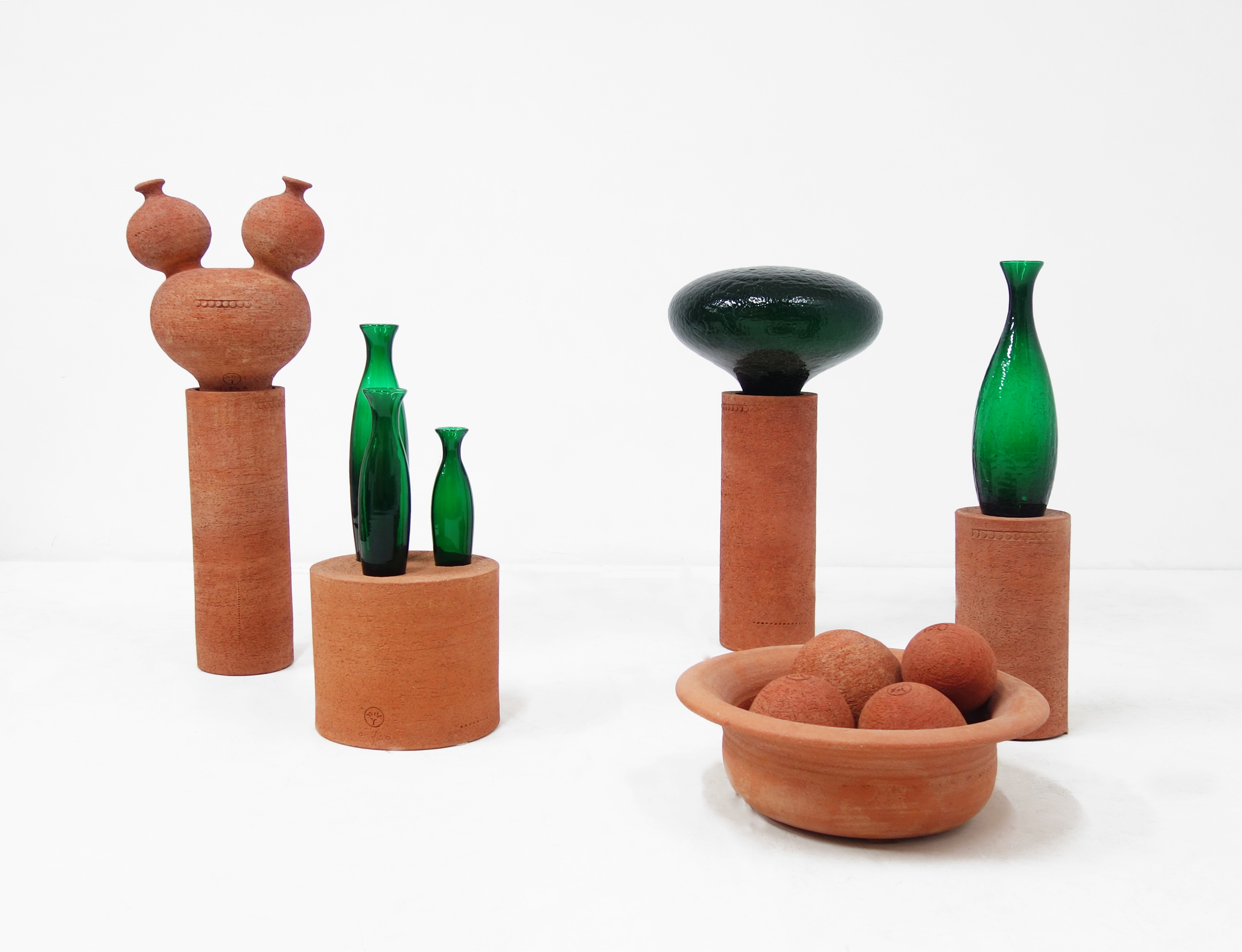 Matteo Thun, Set of 5 vases, vue 01