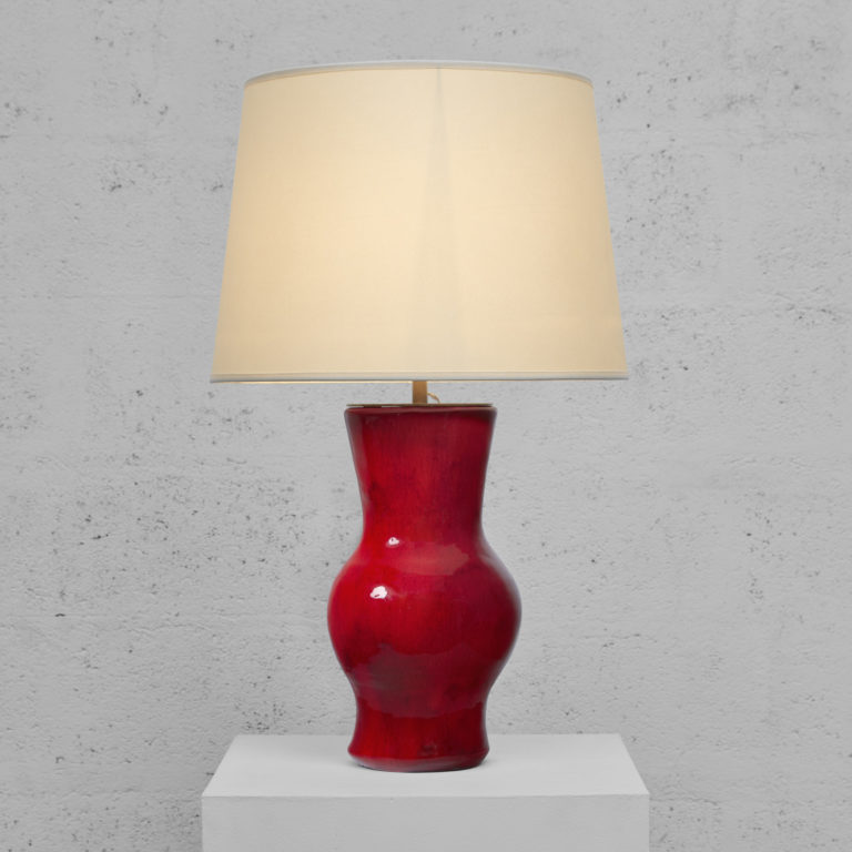 Robert & Jean Cloutier, Vase “Gigi” monté en lampe
